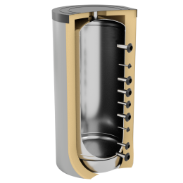 Bufor pionowy bez wężownicy 300l - zbiornik akumulacyjny