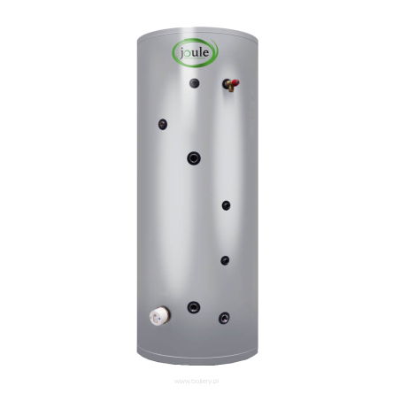 Bojler pionowy z wężownicą Joule Cyclone Heat Pump 400l stal nierdzewna
