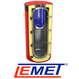 Zbiornik akumulacyjny kombinowany bez wężownicy  LEMET  600/200